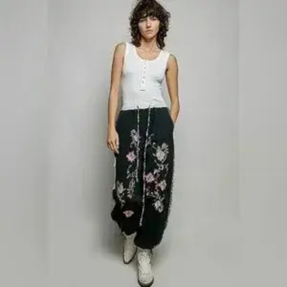 POL Colorful Button Round Neck Ribbed Tank - Picture 2 of 7